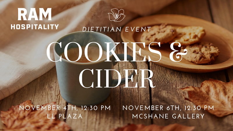 Dietitian Cookies & Cider